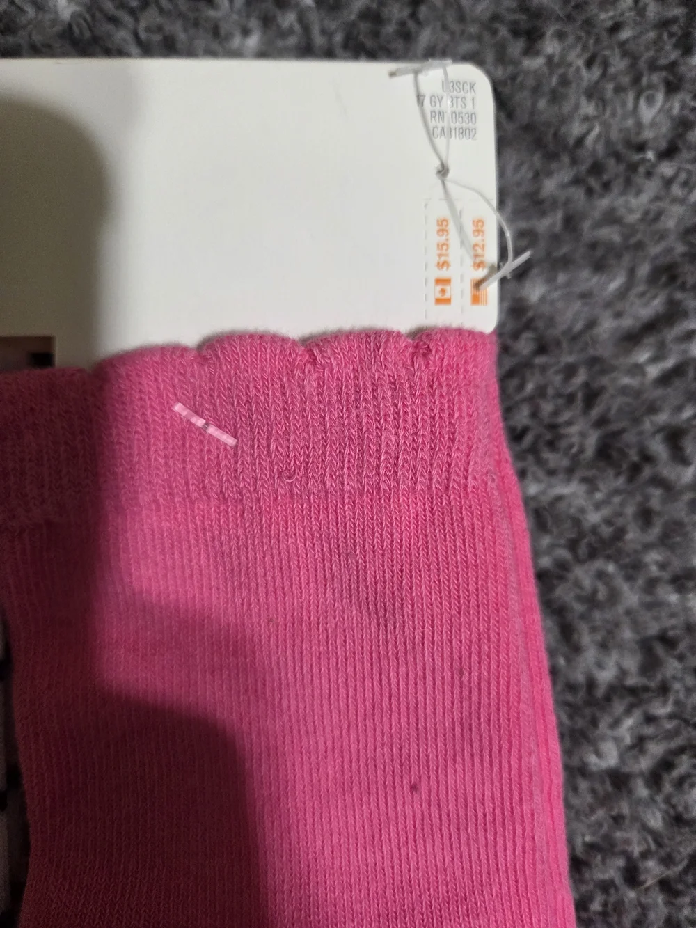 Gymboree 3-Pack Kids Ankle Socks in Hot Pink, White/Black Stripe & Light Pink